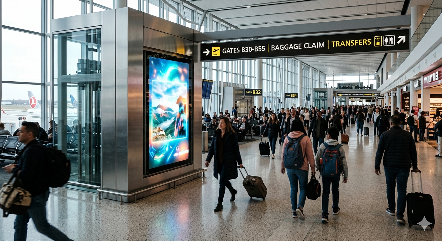Airports and transportation hubs